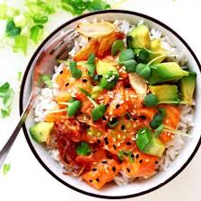 Step By Step Salmon Poke Bowl With 2 Marinades Spicy Mayo And Shoyu Salmon Poke Poke Bowl Recipe Soy Recipes