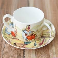 New Cute Rabbit English Coffee Cup Afternoon Tea Cup Saucer Set Tea Cups Tea Cup Saucer Cup And Saucer Set