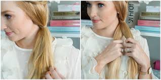 Continue taking small sections of hair and combining it with the opposite part all the way down. Fishtail Braid Tutorial For Beginners Strawberry Chic