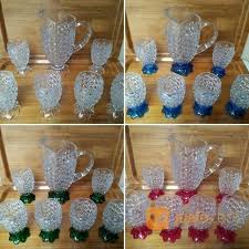 Alat rumah tangga untuk kegiatan kantor asbak bening ukuran besar asbak kaca bening / asbak rokok/ asbak rokok crystal buah 47.250 asbak bening ukuran kecil asbak kaca asbak bening asbak rokok buah 10.500 bantal dakron/comport 900 gr bantal microfiber bulu angsa sintesti (buatan) / silikon exlusive buah 47.250 Gelas Nanas Vicenza Set Teko Pineapple Pitcher Set Vicenza Jakarta Selatan Jualo