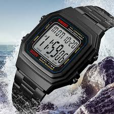 Military watches men fashion sport watch led digital 50m waterproof swim dress sports outdoor wrist watch. Luxury Sport Watch Men Countdown Men S Watch Digital 5 Alarm Led Wrist Watches Top Clock Fashion Outdoor Reloj Hombre 2018 Skmei Buy At The Price Of 12 99 In Aliexpress Com Imall Com