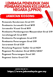 Cara mohon kerja kerajaan 2019. Jawatan Kosong Pelbagai Jawatan Di Lppkn 2019