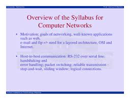 Step 2) placing the redundant bits in their correct position. Pdf Computer Networks Overview Of The Syllabus For Computer Networks Gurwinder Singh Academia Edu