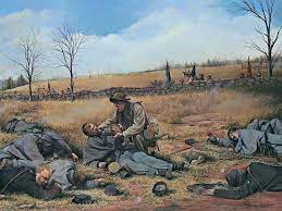 Errand Of Mercy Painting Errand Of Mercy Fine Art Print Civil War Artwork Civil War Art War Art