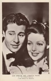 Don Ameche and Loretta Young in The Story of Alexander Gra…