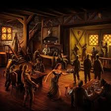 Taverne Taverne Decor Medievale Paysage Fantastique