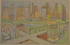 Art 1 And Art 2 Final Exam Project Perspective Art High School Art Projects Final Exams