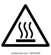 Hot Surface Hazard Warning Labels Images Stock Photos Vectors Shutterstock