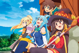 Maybe you would like to learn more about one of these? Anime Konosuba God S Music On This Wonderful World Kazuma Satou Darkness Megumin Konosuba Kono Subarashii Sekai Ni Shukufuku Hd Wallpaper X Wallpaper Anime