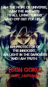 It is an adaptation of the first 194 chapters of the manga of the same name created by akira toriyama, which were publishe. Son Goku Quotes Rhey Mursalim Animequotes Dragonball Dragon Ball Art Goku Anime Dragon Ball Super Dragon Ball Super Art