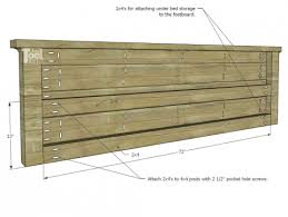 Barn door king bed frame. King X Barn Door Farmhouse Bed Plans Her Tool Belt