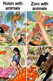 Robin And Zoro One Piece Funny One Piece Meme One Piece Manga