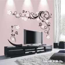 Wandtattoo Blumenranken 696 Malerei Wandgestaltungen Inspiration Wand 3d Wanddekor