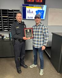 Today the Jamestown Police Department recognized Detective Jay Wadsworth  for providing over sixteen years of dedicated police service to the City of  Jamestown. Wadsworth was hired by the Jamestown Police Department as