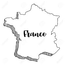 France marseille vector illustration carte ville dessin concernant dessin carte de france carte schematique de la france my blog. Dessines A La Main De La Carte De France Illustration Vectorielle Clip Art Libres De Droits Vecteurs Et Illustration Image 79927902