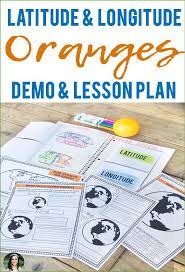 Latitude And Longitude Demonstration With Oranges Perfect Hands On Visual For Elementary Middle Social Studies Middle School Geography Activities Teaching Fun