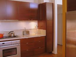 cherry cabinetry kitchen midcentury