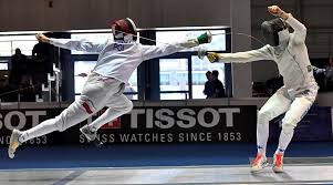 The Fleche Attack Poses Action Poses Fencing Sport