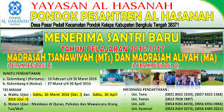 We did not find results for: Info Penerimaan Santri Baru Psb Pondok Pesantren Alhasanah Bengkulu 2016 Ponpes Al Hasanah Bengkulu