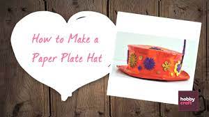Using the pencil lightly draw the bunny ears on the paper plate in pencil as seen below. How To Make A Paper Plate Hat Hobbycraft Youtube