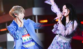 Kim taehyung stage name:v b0d:december 30,1995. K Pop Couple Fantasy Bts V Blackpink S Jisoo Kpopmap