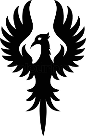 Phoenix tattoo design is a great choice and these designs. Full Black Phoenix Bird Logo Tattoo Design Tattooimages Biz