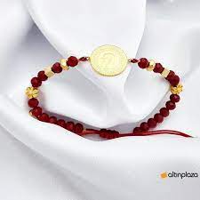 Ayarlanabilir Ipli Ve Ceyrek Altinli Bileklik 528 43 Tl Kdv Bileklik Altin Metal