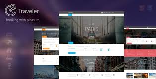 Traveler Multipurpose Booking Template Trip Advisor Travelocity Booking Website