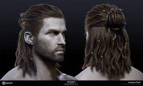 Artstation Alexios Hair Assassin S Creed Odyssey Stephanie Chafe Assassins Creed Assassins Creed Odyssey Assassins Creed Art
