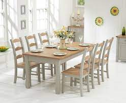 Find great deals on ebay for dining room table chairs. Buy The Somerset 180cm Oak And Grey Extending Dining Table With Somerset Chairs 1 Large Dining Room Table Oak Extending Dining Table Dining Table Chairs