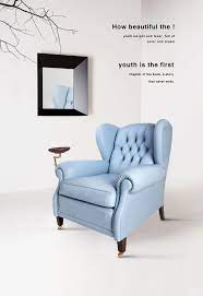 浅蓝色单人沙发 sofas and chairs chair armchair