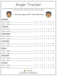 Help Kids Keep Track Of Their Anger Feeling And Triggers During The Week With This Anger Tracker From My Coping Skills Anger Worksheets Social Emotional Skills