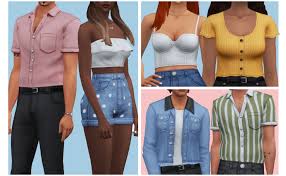 Ripped skinny jeans · 4. 25 Cc Clothes Stuff Packs For The Sims 4 Custom Content