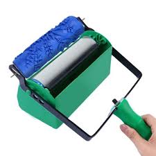 5'' embossing pattern paint roller painting brush sleeve wall decor tools #5. Buy Rubber Decorative Paint Roller 3d Flower Design Pattern Wall Painting Diy Tool Online In South Korea 283512741814