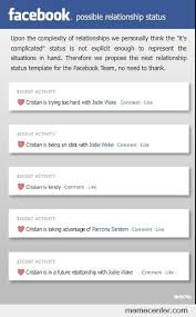 We did not find results for: Facebook Possible Relationship Status By Ben Meme Center
