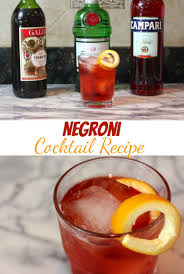 Negroni Cocktail Recipe Alcoholic Drinks Recipes Mr B Cooks Recipe Drinks Alcohol Recipes Drink Recipes Nonalcoholic Easy Alcoholic Drinks