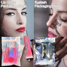 It is all about creating a shiny mesmerizing effect with cool graphics and colors. 120 Pieces Resealable Holographic Mylar Bags 2 Sizes With 20 Labels Tufusiur Cute Eyelash Packaging Bags For Lip Gloss Lash Foil Small Ziplock Bags For Small Business Halloween Christmas Favor Buy Online