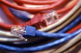 Bundle Of Red And Blue Computer Cat 5 Network Cables Free Stock Photo From Www Freeimages Co Uk Network Cable Red Blue Red
