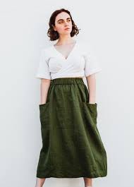 Sew a basting stitch 1/4 inch from the hem's raw edge all the way around the skirt. Sewing School Items Archive Peppermint Magazine