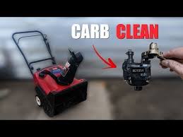 Toro Ccr 2450 How To Clean Carburetor Youtube Cleaning Snow Blower Carburetor