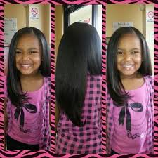 Pressed Kids Hairstyles Natural Hair Styles Little Girl Haircuts