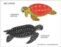 Perfect for adults who love to color or kids who like a challenging coloring page. Sea Turtles Free Printable Templates Coloring Pages Firstpalette Com