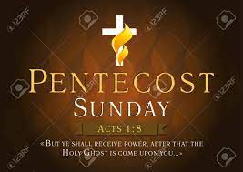 John the baptist prophesied of the first pentecost when jesus would baptize with. Pentecost Sunday Acts 1 8 Vector Greetings Invite Or Greeting Royalty Free Cliparts Vectors And Stock Illustration Image 71068440