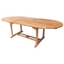 8 seater extending dining table. Charles Bentley Teak Oval Extendable 6 8 Seater Garden Table