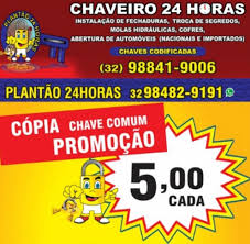 Santinon Chaveiro Jf Chaveiro em Juiz de Fora, 24 Horas