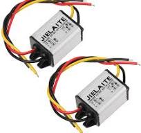 Amazon.com: 2 Pieces 12v to 5v Volt Converter Waterproof Dc to Dc Buck  Converter Accept 8v - 22v Inputs Voltage Regulators 3a 15w Volt Module for  Car ...