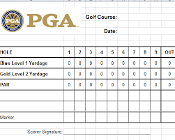 Golf score wizard is an easy to use score card tracker. Golf Scorecard Template Excel