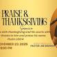 Thanksgiving & Praise Service event image