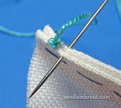 You will often receive a chart with a grid showing you the position of stitches and the color combinations. Stitch Fun On The Edge With Palestrina Stitch Embroidery Stitches Tutorial Sewing Fleece Hand Embroidery Videos