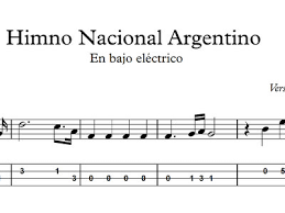 Análisis del himno nacional argentino (letra y partitura) por mariángeles di paola contexto histórico. Himno Nacional Argentino Version Para Bajo El Profe Mauro